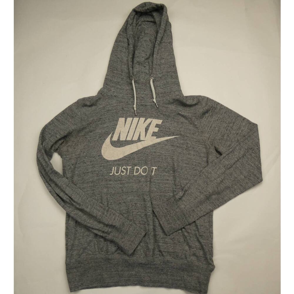 Nike Lightweight Gym Pullover Hoodie, Size large, gray